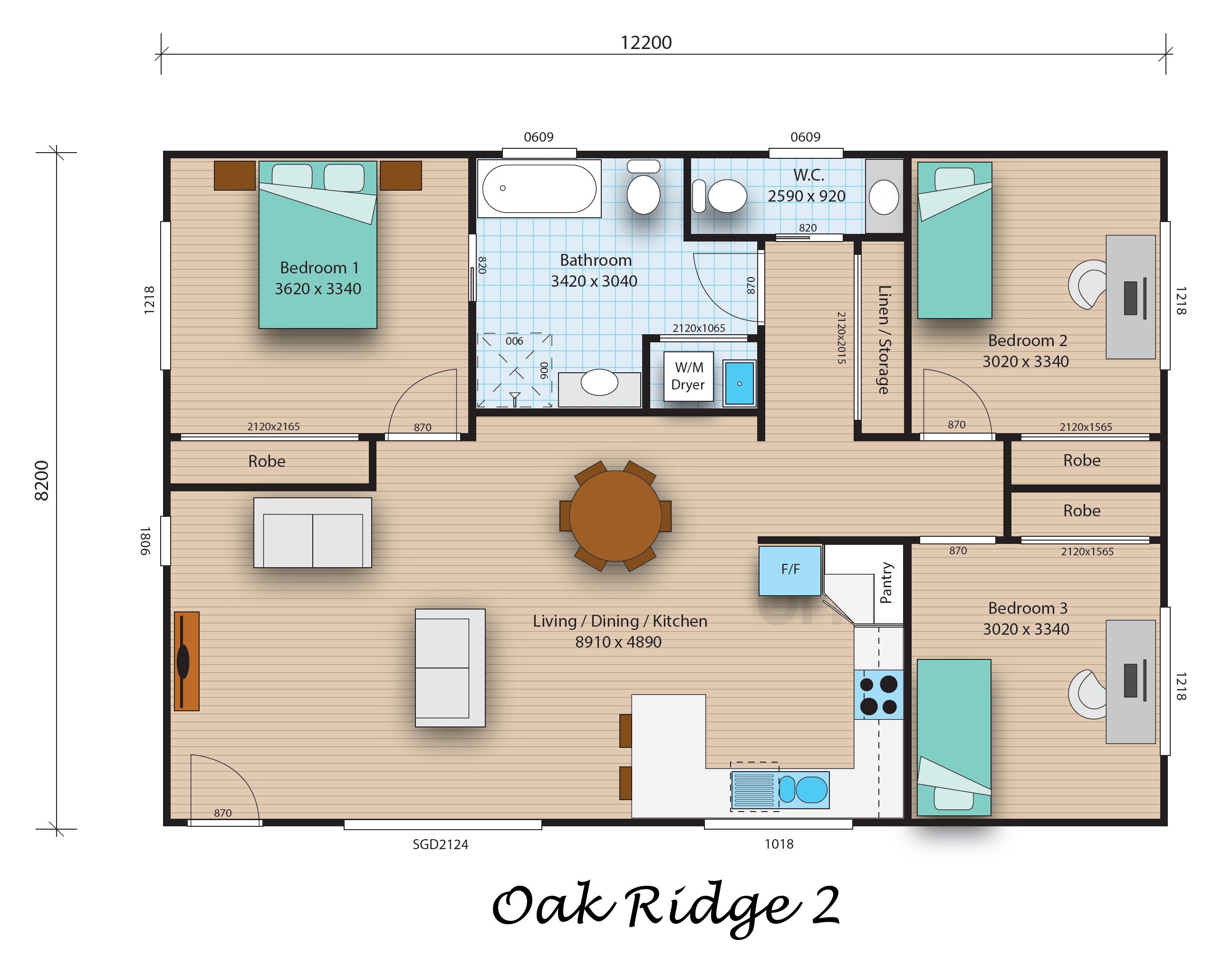 Oak Ridge 2 floorplan image